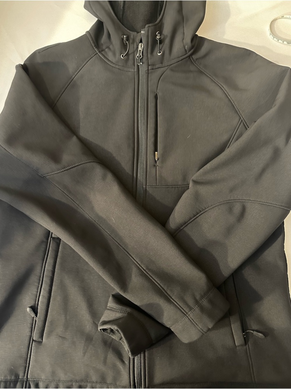 Kirkland Black Hooded Zip-Up Jacket